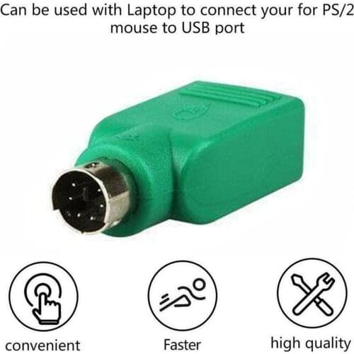 High Quality USB Female to For PS2 Male Adapter Converter Mouse keyboard Digital Futural Mice J2F4
