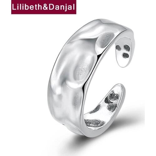 Creative Fashion Ring 100% Pure 925 Sterling Silver Adjustable Ring fine Jewelry Women joyas de plata 925 2020 New Arrival R23