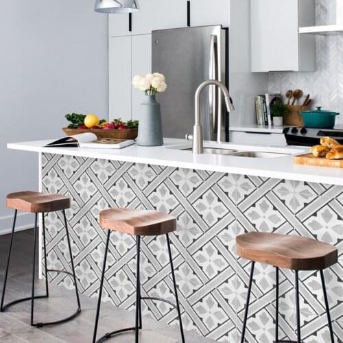 10/15/20/30cm Wall Sticker Desk Kitchen Decoration Art Mural Bathroom Glass Tile Waist Line PVC DIY Wall Decals customed