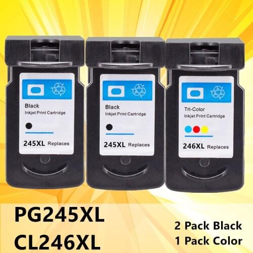 245XL 246XL PG245 XL PG245XL Compatible PG245 CL246 Ink Cartridge for Canon 245 246 MG2450 MG2520 MG2550 MG2920 Inkjet Printer