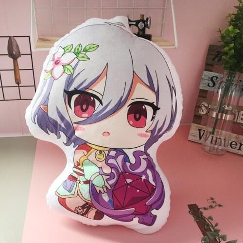 40cm CUTE Hot Animation Doll Cartoon Cute Princess Connect! Re:Dive Kyaru Kokoro figure model Doll Plush Toy Pillow Cushion