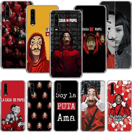 La Casa De Papel Spain TV Phone Case For Huawei P30 P40 P20 P10 Mate 20 10 30 Lite Pro P Smart Z Plus Printing Cover Coque Shell