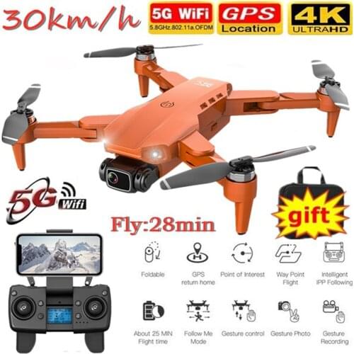 GPS L900 PRO 4K RC Drone With Camera Dron 2-axis FPV 5G Quadcopter Brushless 1.2KM 28min Flight RC Helicopter Drone Under 250g