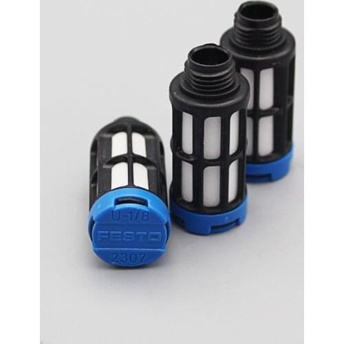 FESTO type air Silencer Pneumatic Muffler U-M5 U-1/4 2316 U-3/8 2309 U-1/2 2310 U-3/4 2311 U-1 2312 U-1/8 sound eliminator
