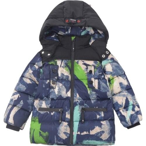 Excellence Bag Store 2021 New Girl Coat Kids Thick Hooded Autumn Winter Jackets For Girls Mid-Length Warm Coats 2-3-4 Years Old