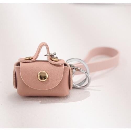 Cute Coin Purses Keychain Mini Bag Portable Storage Pendant Key Holder Girl Soft PU Leather Key Chain Wallet Keyring