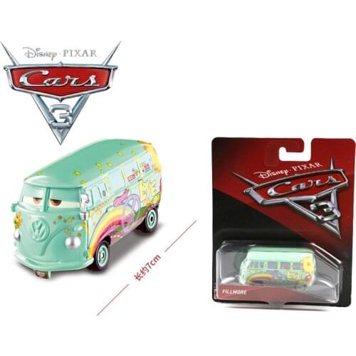 Disney Pixar Cars 3 Alloy Car Models BRINQUEDO Toy Car Educational Toy Baby Gift DXV29 FILLMORE Car