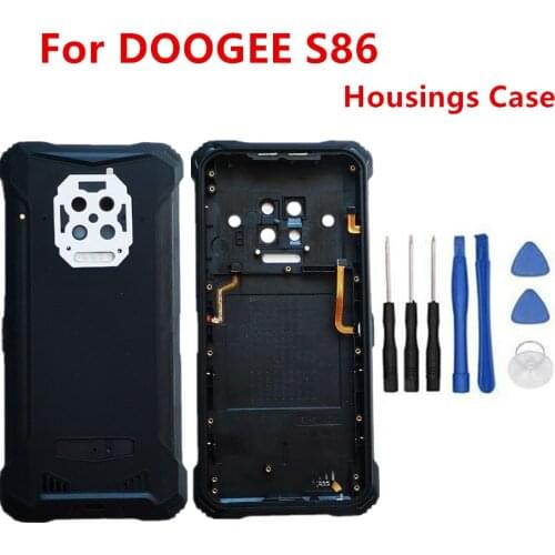 New Original Doogee S86 6.1inch Phone Battery Case Hard Bateria Protective Back Cover Replacement Accessories