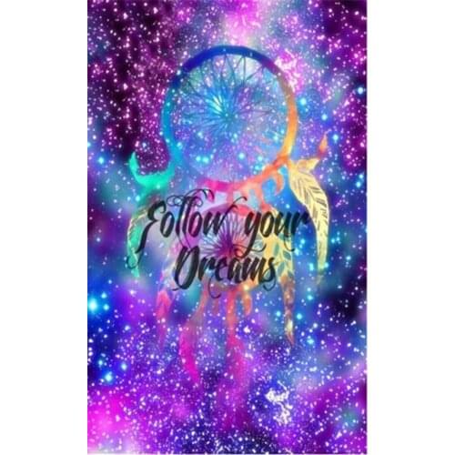 New 5D Diamond Painting Feather Wind Chime Color Embroidery Rhinestone Cross Stitch Gift Home Office Decor Kids Adult Factory