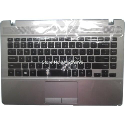 Laptop PalmRest&keyboard For Samsung NP370E4K 370E4K English US BA98-00391L 9Z.NAQSN.21C Upper Case Cover New