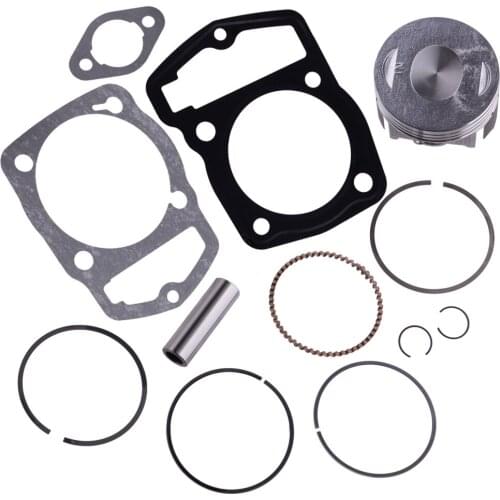 1 Set Silver Metal 65.5mm x 43mm Piston Rings Gaskets Kits 13011-KT0-305 Fit for Honda XL200R XR200R XR200 1983