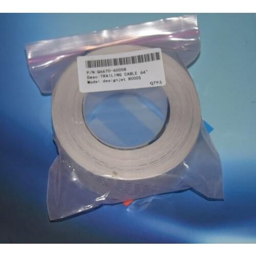 Compatible New Q6670-60058 trailing cable for HP DesignJet 8000S 8000SF 8000SR plotter part 3.65m Long, 30 Pin, 4cm Wide