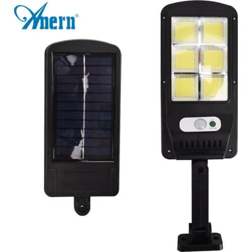 120 COB Solar LED Street Light Waterproof PIR Motion Sensor Smart Remote Control Solar Lamp Outdoor Garden Security Wall Light