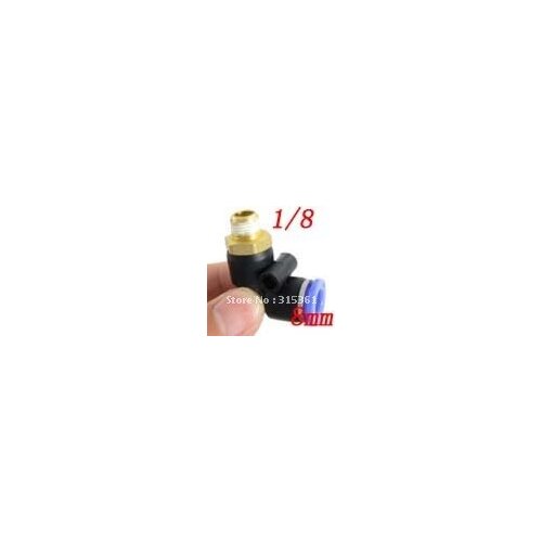 Free Shipping 100PCS A Lot 1/8'' Thread to 8mm L One Touch Fittings Pneumatic Connector