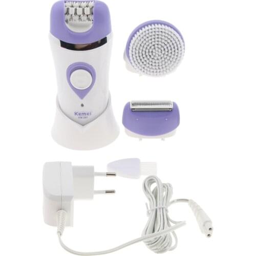 Women Hair Remover Charging Shaver Face Cleansing Tool Electric Epilator EU