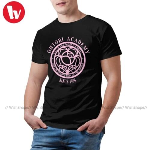 Utena T Shirt Revolutionary Girl Utena T-Shirt Print 5xl Tee Shirt Fun Cotton Male Casual Short Sleeves Tshirt