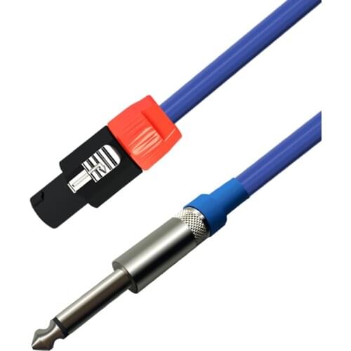 NL4FC Speaker Cable Speakon to 6.35mm 1/4" TS Jack 6.5 Stage Amplifier Speakon Audio Cable Wire OFC 1M 2M 3M 5M 8M