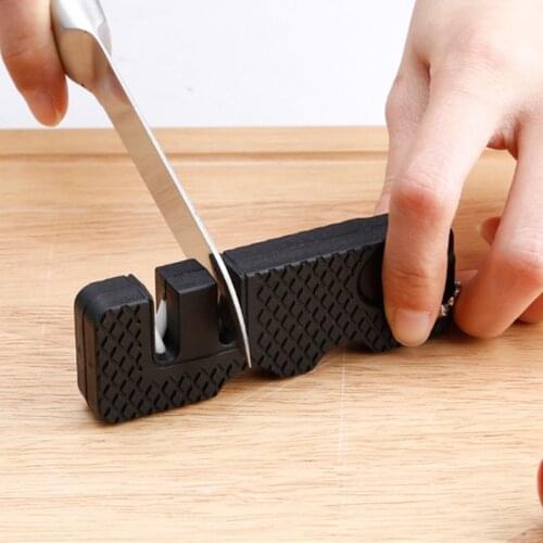 Ceramic Multipurpose Keychain Whetstone Carbide Knife Pocket Diamond Tool Scissor Sharpen Fish Sharpener Outdoor Multi Hook Camp