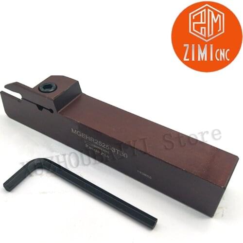 MGEHR2525-3T30 grooving arbor deepened and lengthened external grooving cutter for 3mm indexable cutting blade CNC lathe cutting