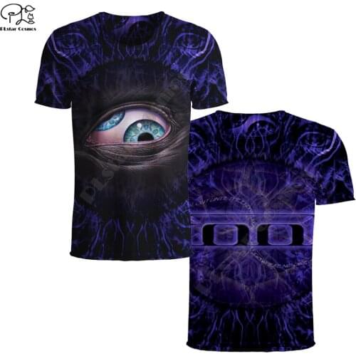 Men for women 3D Printed t shirts Psychedelic eyes t-shirt tees shorts sleeve Harajuku Apparel hip hop summer streetwear style-2