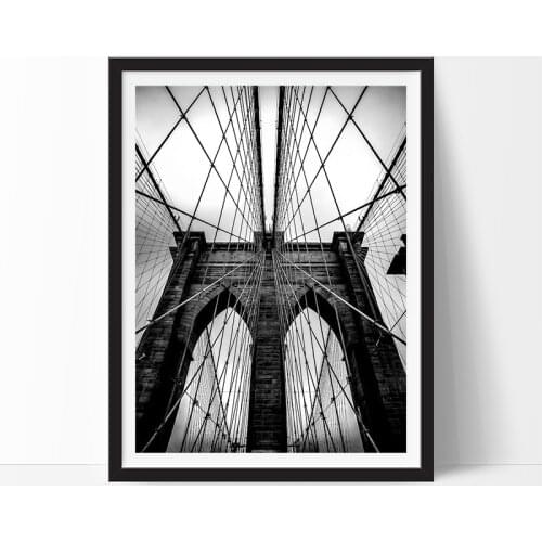 City Paris London Street Wall Art Black White Posters and Prints Canvas Painting on The Wall Pictures for Living Room Home Decor