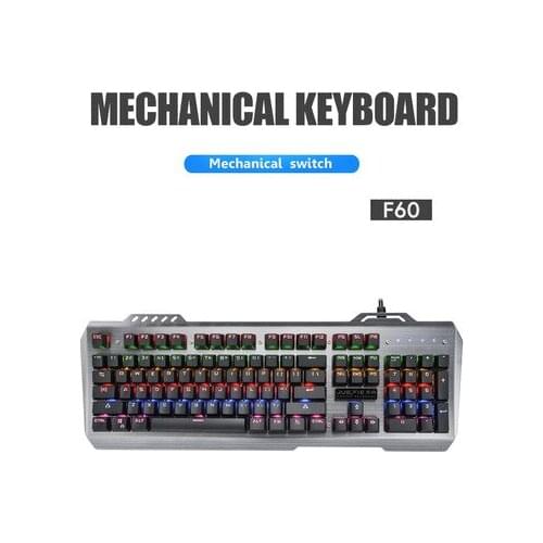 Real Mechanical Keyboard Is Used For Business Office And Competition, Can Be Dustproof With 104 Keys