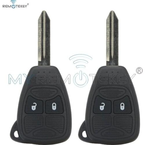 Remtekey 2pcs 2 button 434Mhz for Chrysler PT Cruiser Sebring Dodge Avenger Jeep Liberty 2008 2009 2010 Remote head key