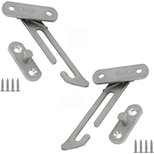 28EC Aluminum Alloy Casement Window Stopper Stainless Steel Wind Bracing Sliding Window Ventilation Child Baby Safety Lock