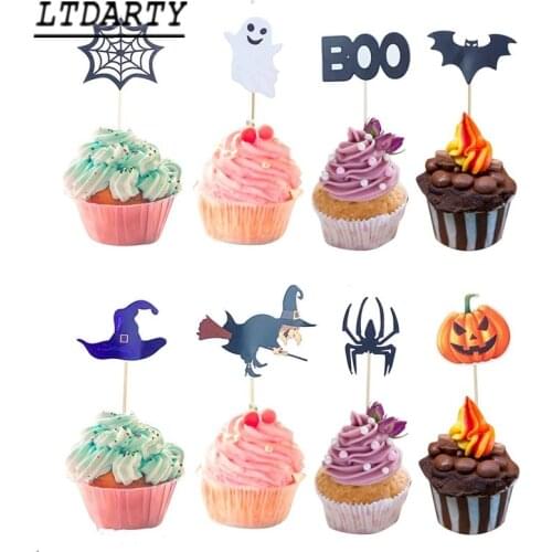 Halloween theme cake plugin pumpkin ghost cake decoration card party horror atmosphere baking dessert decorations