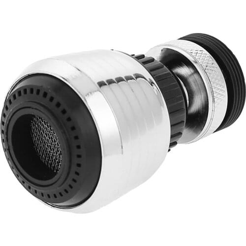 Chromium Plating 360° Rotary Universal Water Saving Tap Faucet Bubble Aerator Nozzle Filter Kitchen Faucet Tap Accessories