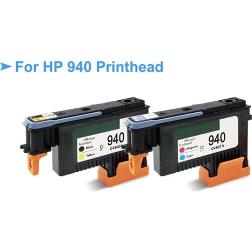 JIANYINGCHEN (2pcs/lot) remanufactured Print head for HP940 C4900A C4901A for HPofficejet pro 8000 8500 8500A 8500A printer