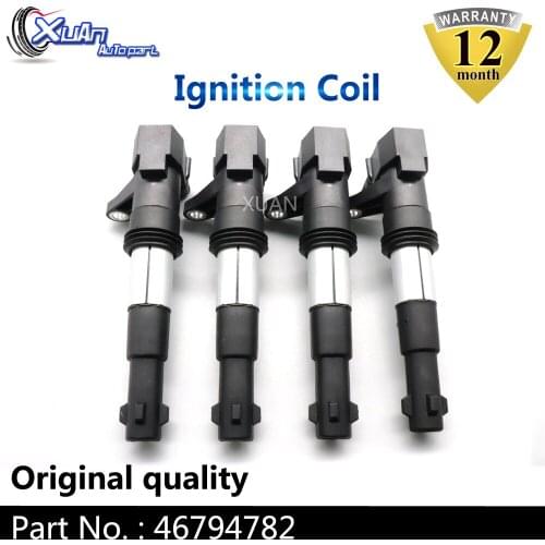 XUAN High Quality Ignition Coil Kit 46794782 For ALFA ROMEO 156 159 GT GTV Spider 916C 916S 932 937 2.0L JTS 0221604103