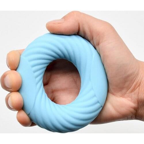 80%HOTMuscle Power Training Silicone Ring Strength Finger Hand Grip Massage Exerciser