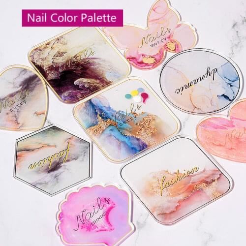 Japanese style manicure acrylic display board ins style nail polish palette manicure photo props display tool