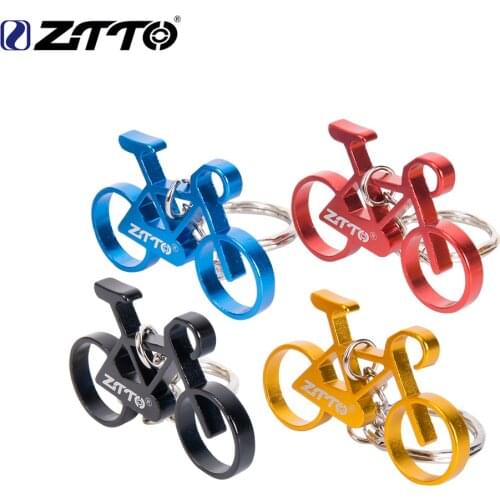 ZTTO 2pcs Electric Bicycle Accessories bike keychain MINI ebike Parts colorful aluminium alloy convenient