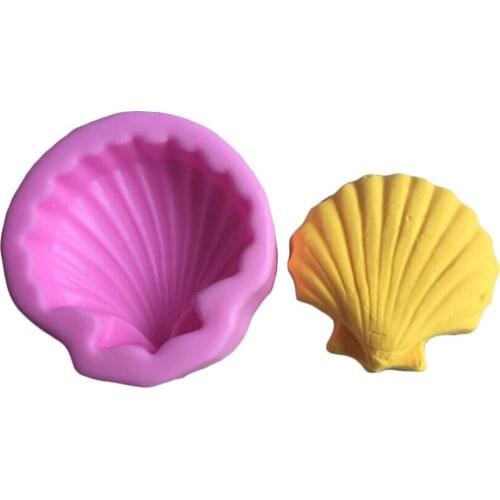 ANGRLY 100% Food Grade Silicone DIY Shell Shaped Cake Mold /Silicone Chocolate/Madeleine Mold /Kids Christmas Bakeware