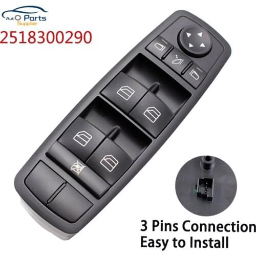 For Mercedes-Benz ML GL W164 Front Left Power Electric Window Switch A2518300290 2518200510 25183000290
