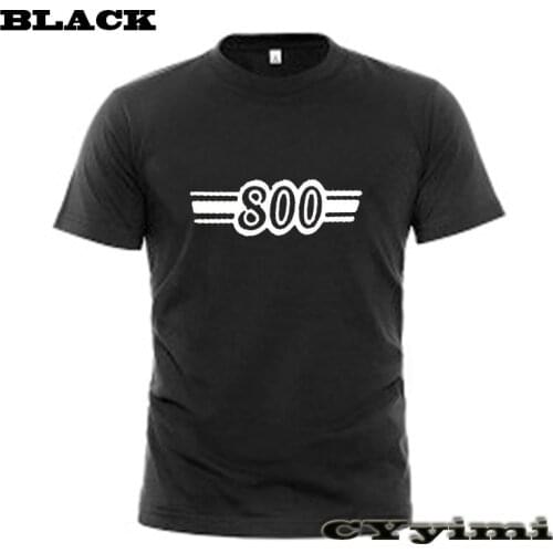 For KAWASAKI W800/SE 800 W W800 SE T Shirt Men New LOGO T-shirt 100% Cotton Summer Short Sleeve Round Neck Tees Male