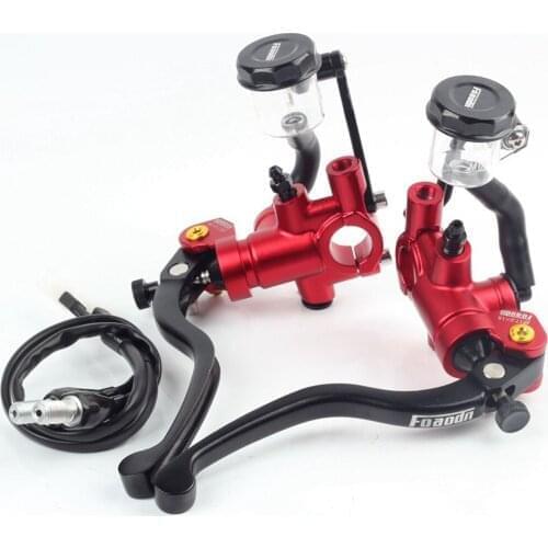 Motorcycle 22mm CNC Brake Pump Clutch Lever Master Cylinder Cylinder Hydraulic Pump Tank for Honda Yamaha Kawasaki Suzuki