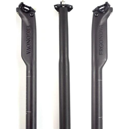 Carbon fiber MTB road bike seatpost bicycle parts tube 27.2 30.8 31.6*400mm reduce resistance seat post cycling Accessories