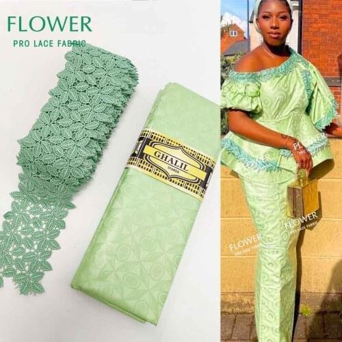 Mint Green Vintage Guipure Ribbon For Crafts And Bazin Riche Fabric Guinea Women Sewing Party Clothing Bazin Riche Lace Fabric