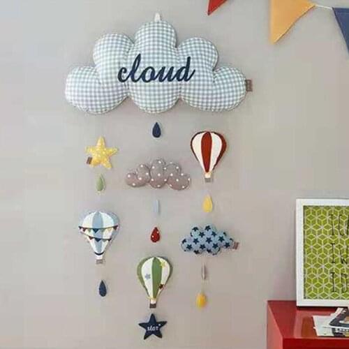 Wall Decoration Hanging Pendant Cloud Star Ornament Home Decor Living Room Decoration Kids Room Decoracion Christmas Decorative