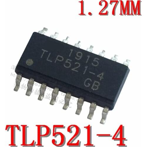 New TLP521-4 TLP521-4GB small volume 1.27MM optical coupling isolator patch SOP16