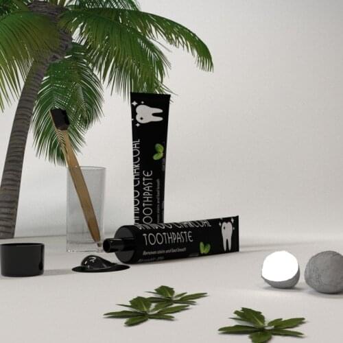 Whitening Toothpaste Ingredients Charcoal Teeth Whitening Toothpaste Bamboo Toothpaste black toothpaste dropshipping