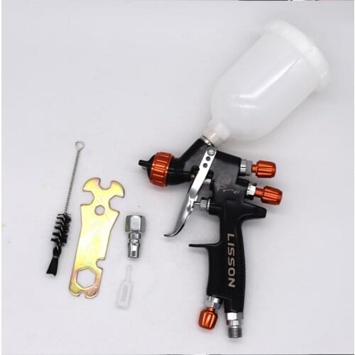 Air spray gun hvlp gun 1.0mm 250ml cup Metal frame paint gun anti-corrosion sprayers Suitable for various types of paint