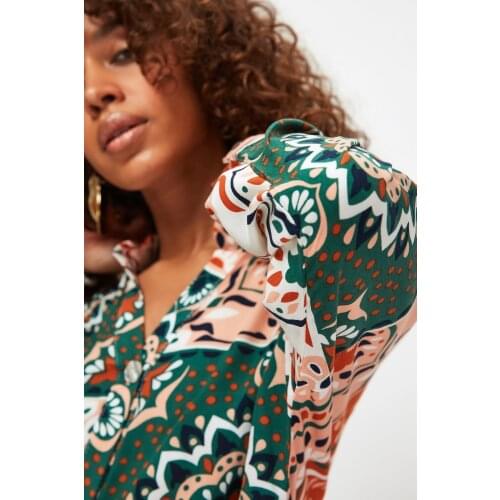 Trendyol Shirt-Shaped Beach Dress TBESS21EL3318