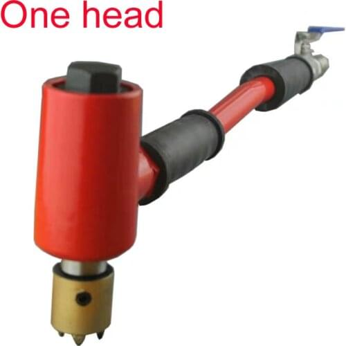 One Double Three Head Pneumatic Chisel Hand-Held Concrete Sanding Machine Alloy Pavement Wall Bridge Hammer