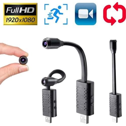Working 24Hrs 1080P USB Mini Camera Video Recorder Digital Micro Camcorder sport DV with Motion Detection Support Hidden TF Card
