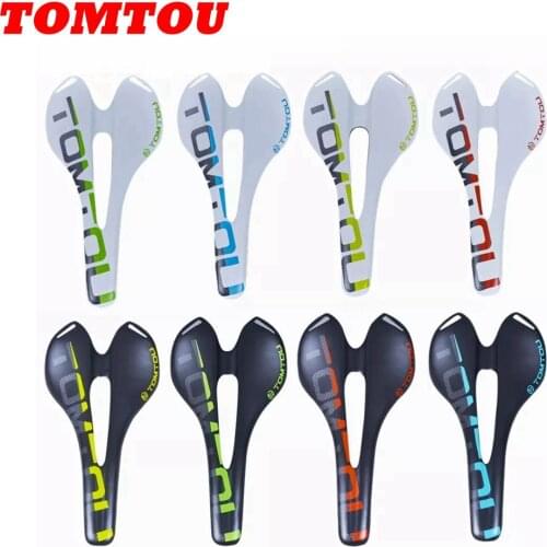 TOMTOU Bicycle Saddle Mountain Bikes Carbon Saddle Road 270*143mm Mtb Saddle Carbon 3K Ultralight 115g Bicycle Saddles