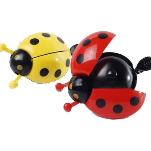 Cute Plastic Kids Ladybird Bicycle Bell Bike Handlebar Alarm Ring Safety Warning Lovely Horn Kids Boys Girls Cycling Accessories
